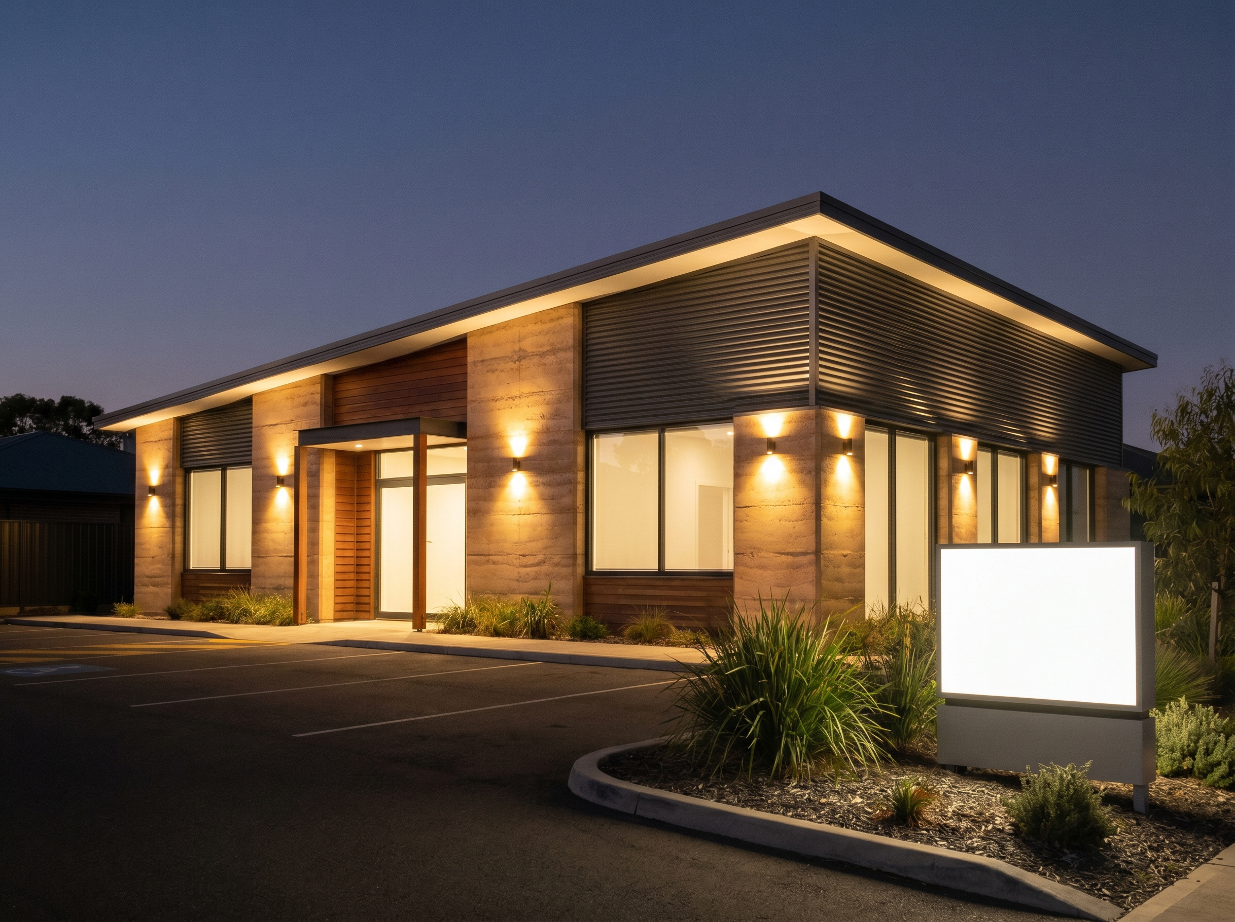 Commercial — Premises lit after dark